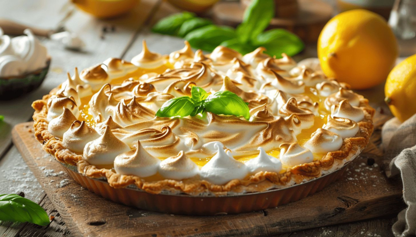 Découverte de la tarte au citron basilic meringuée, une douceur acidulée surprenante
